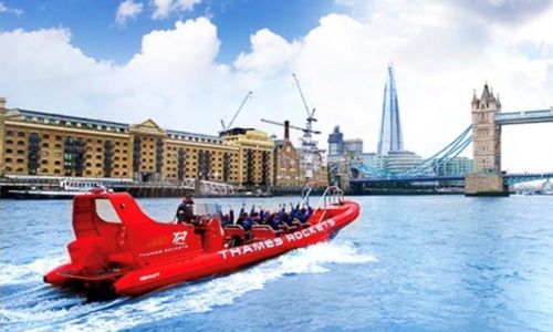 Thames Rockets Speedboat experience, Family Ticket for 4