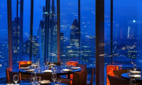 Chef's tasting experience at the Shard for four people
