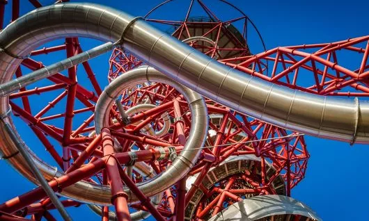 The slide at the ArcelorMittal Orbit