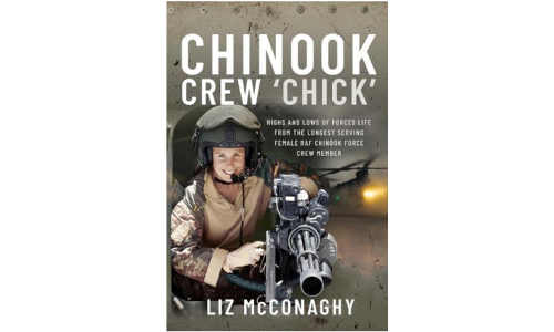 Chinook Crew Chick - Signed copy of the autobigraphy by Liz McConaghy