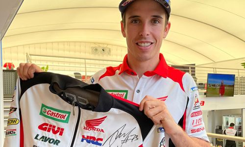 Alex Marquez own personal LCR Honda Team jacket, signed