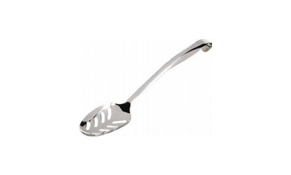 Stainless Steel Spoon Slotted 35cm x2 (Buy it now Kit out the café)
