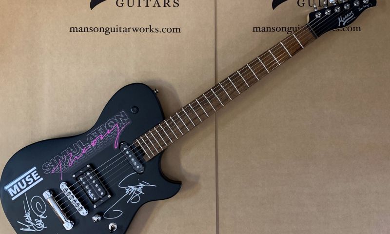 MUSE Signed Manson Meta Series MBC-1 Guitar - Simulation Theory Edition