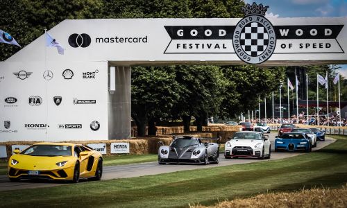 Two Tickets to Goodwood Festival of Speed and a Luxury Trewithen Champagne Hamper