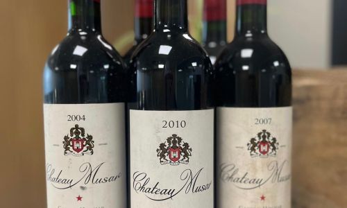 Six Bottles of Red Chateau Musar