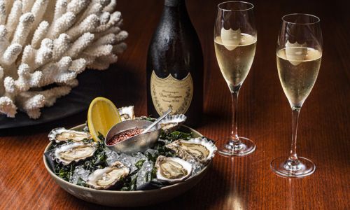 Bespoke Champagne and Oyster Masterclass for 2 People with Great British Menu Finalist, Tom Brown