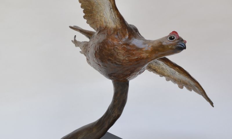 Red Grouse Bronze by Selina Wilson