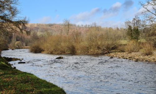 Two rods on River Ettrick or Border Esk