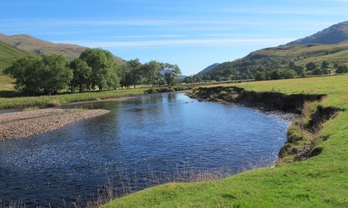 Salmon fishing for 2 rods on River Lyon, Perthshire